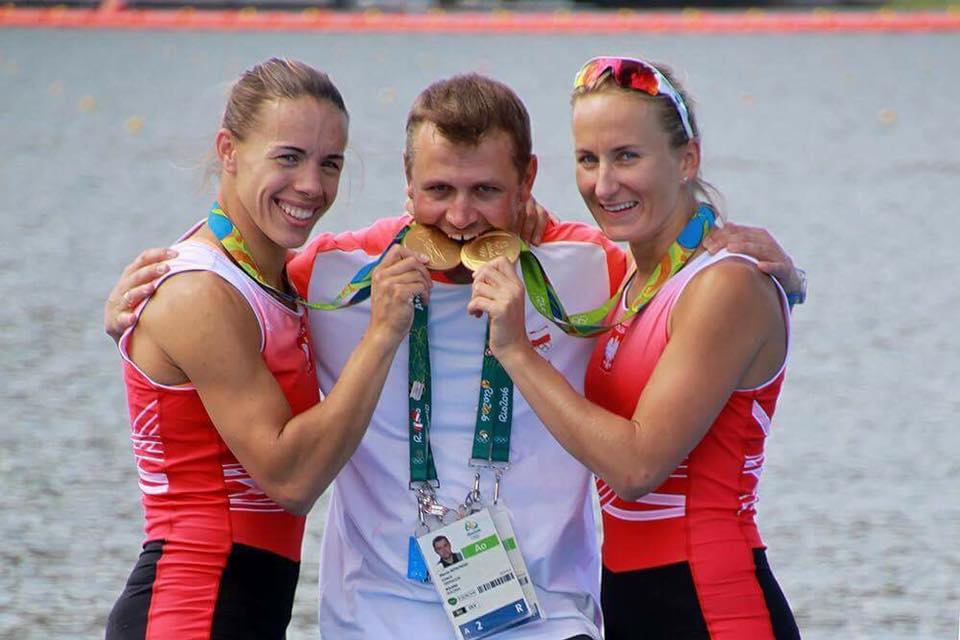 trener wioślarek Marcin Witkowski - Tryton Poznań