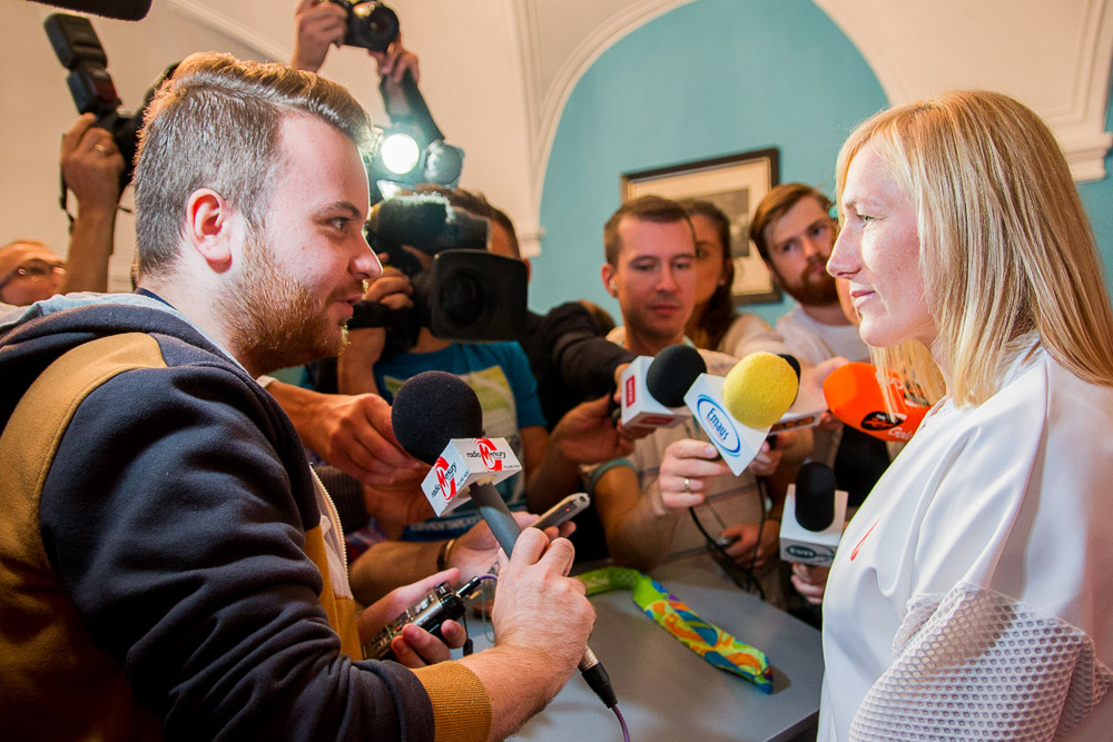 Monika Michalik, brązowa medalistka - Anna Adamczyk