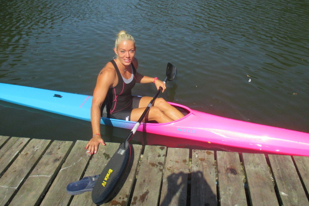 marta walczykiewicz w kajaku - Danuta Synkiewicz