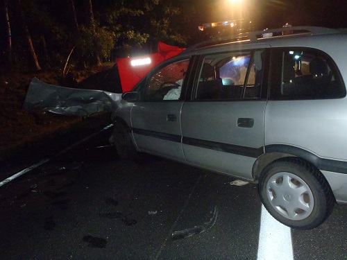 jaracz uderzenie w słup - Straż Pożarna Oborniki