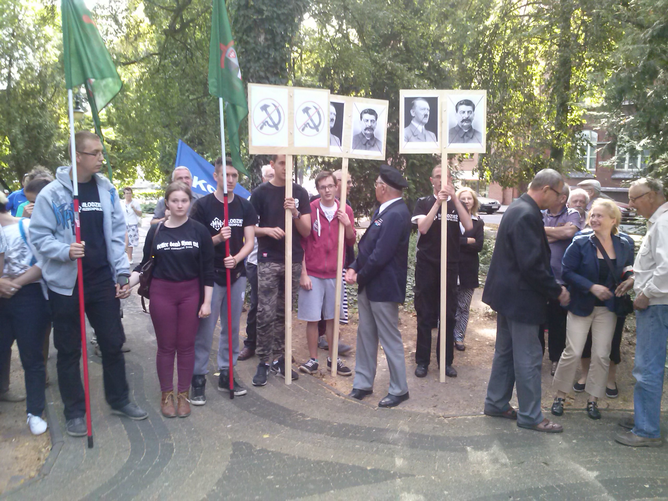 trzcianka manifestacja - Andrzej Ciborski