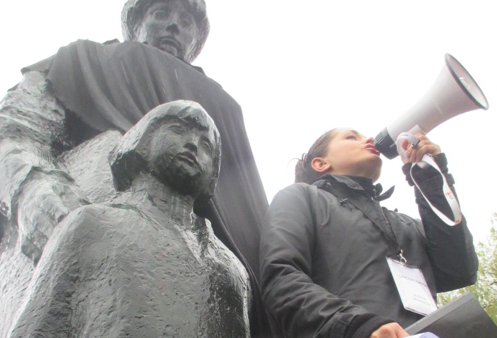 czarny protest kaliski2 - Danuta Synkiewicz