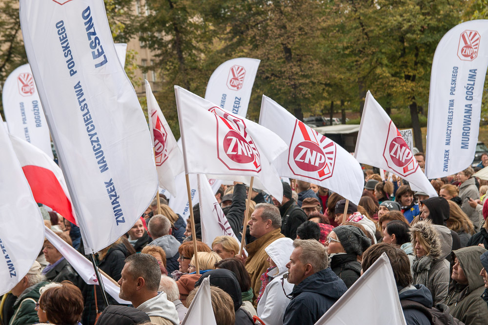 protest nauczycieli - Anna Adamczyk