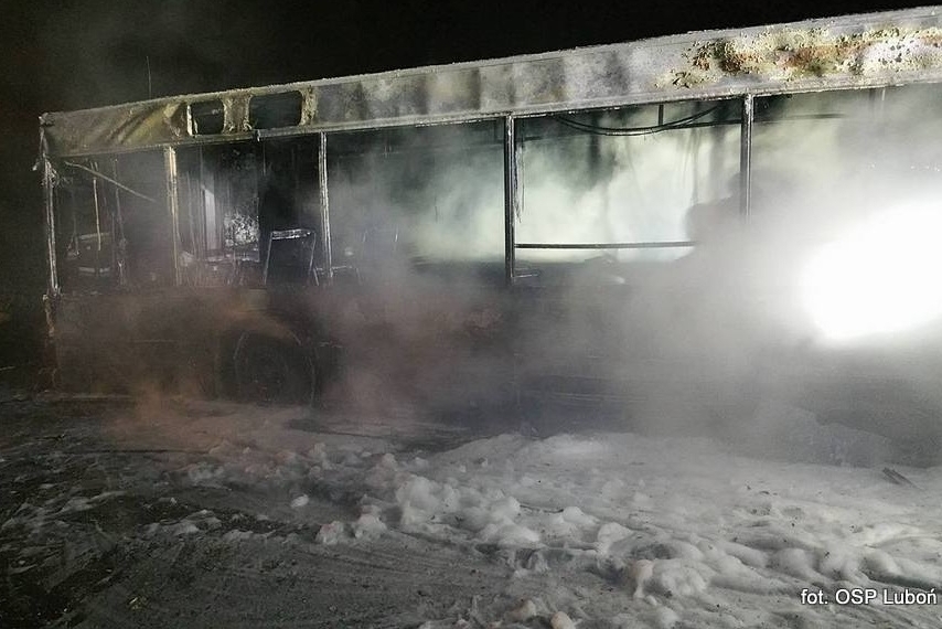 autobus-spalony-szreniawa - OSP Luboń