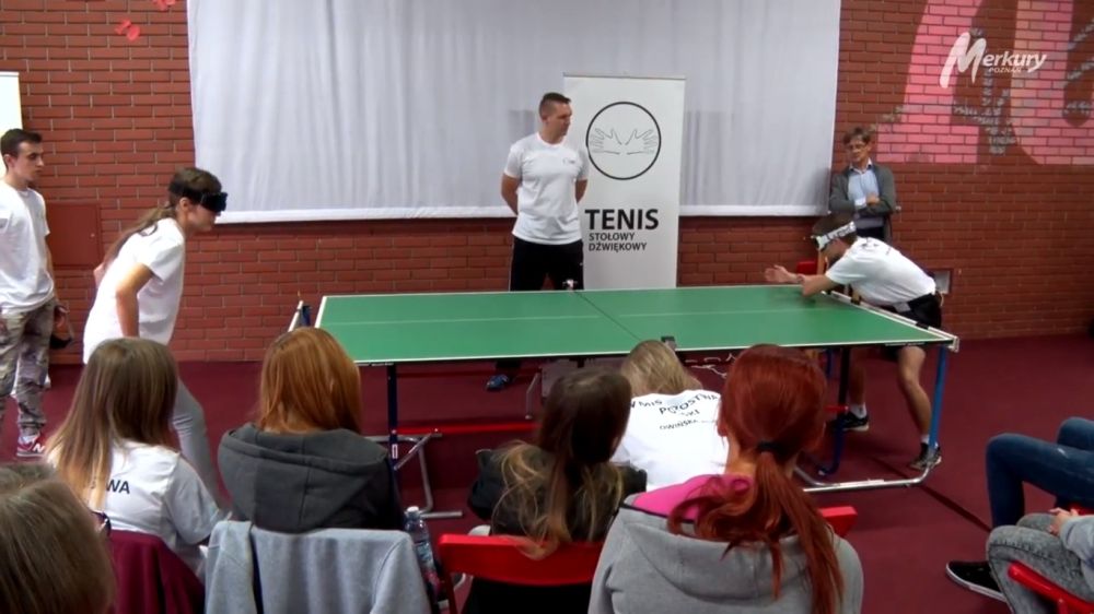 niewidomi tenis - Leon Bielewicz