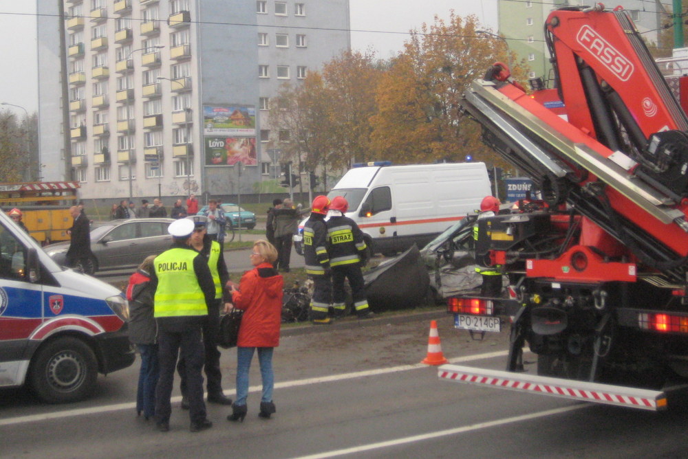 zderzenie tramwaju z samochodem dmowskiego - Jacek Butlewski