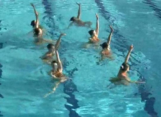 Pływanie synchroniczne 2011 - Wojciech Wardejn