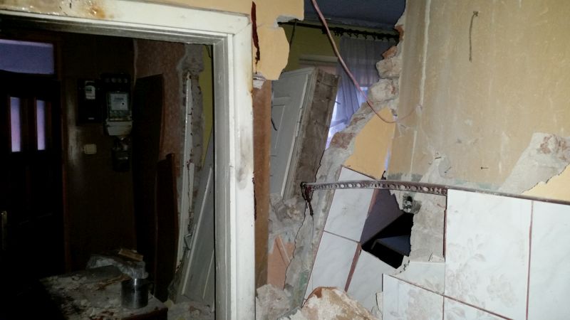 konin wybuch gazu - KM PSP Konin