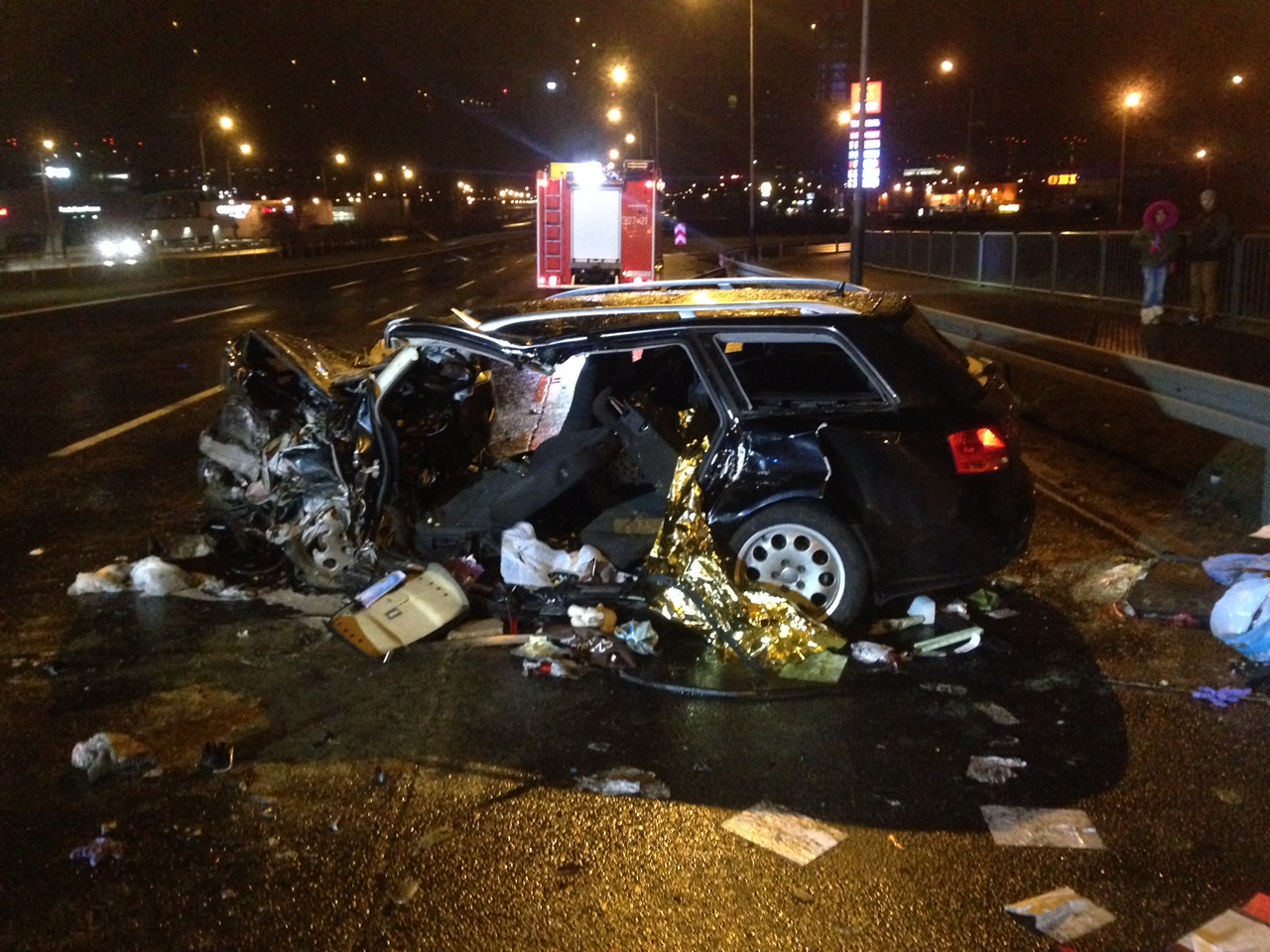 wypadek krzywoustego - KM PSP Poznań