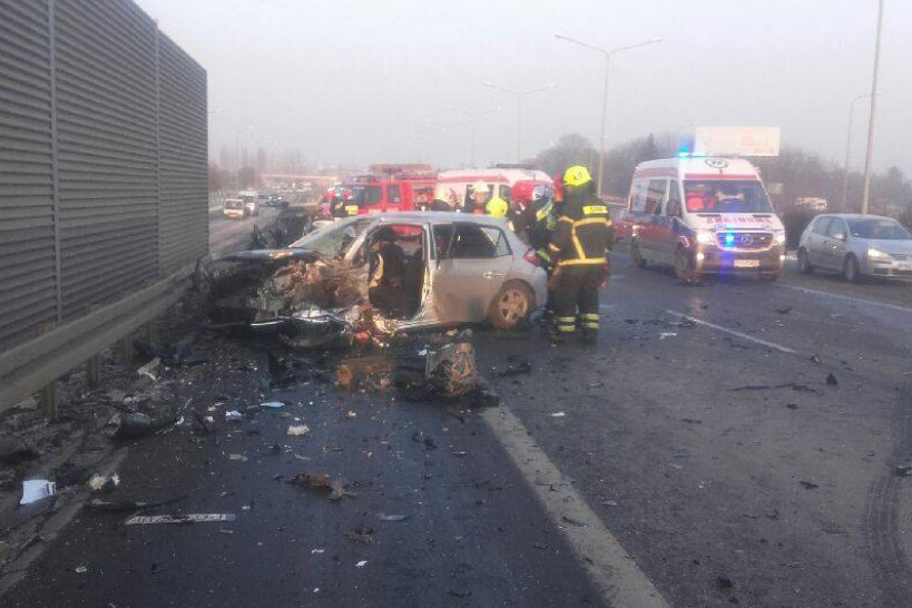 wypadek na głogowskiej - Kuba Szmyt