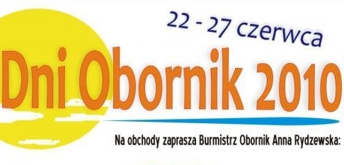 Dni Obornik - plakat - www.oborniki.pl