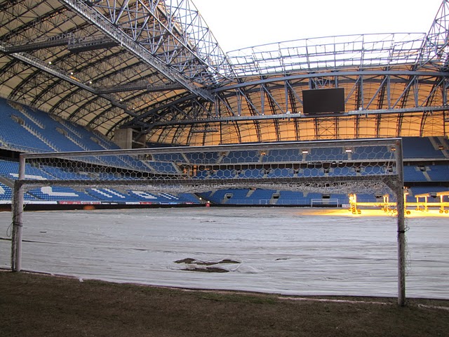 Zwiedzanie stadionu - radni miejscy - Adam Michalkiewicz