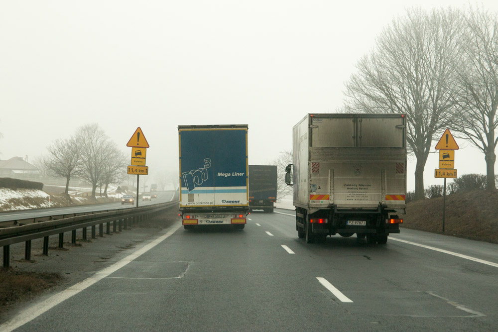droga nr 92 ciężarówki (3) - Leon Bielewicz
