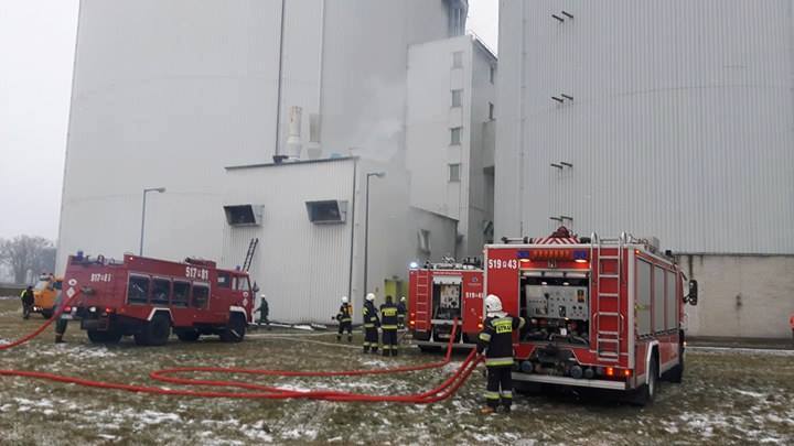 cukrownia w Opalenicy pożar - OSP Kuślin
