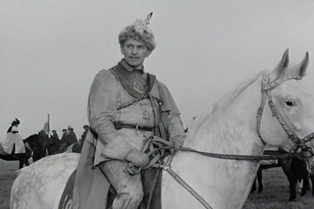 tadeusz łomnicki na koniu - TVP