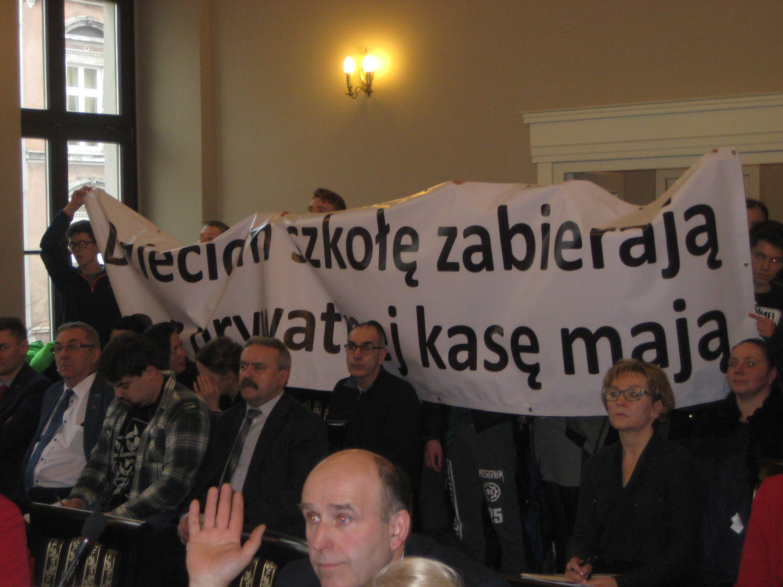 Gniezno protest szkoła