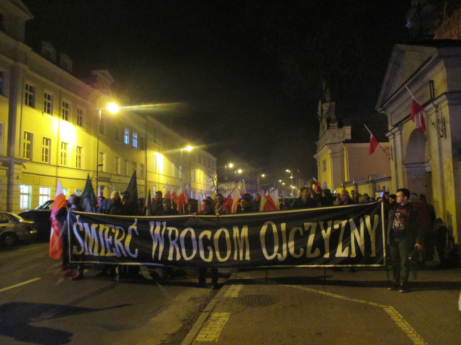 marsz Wyklętych Kalisz - Danuta Synkiewicz