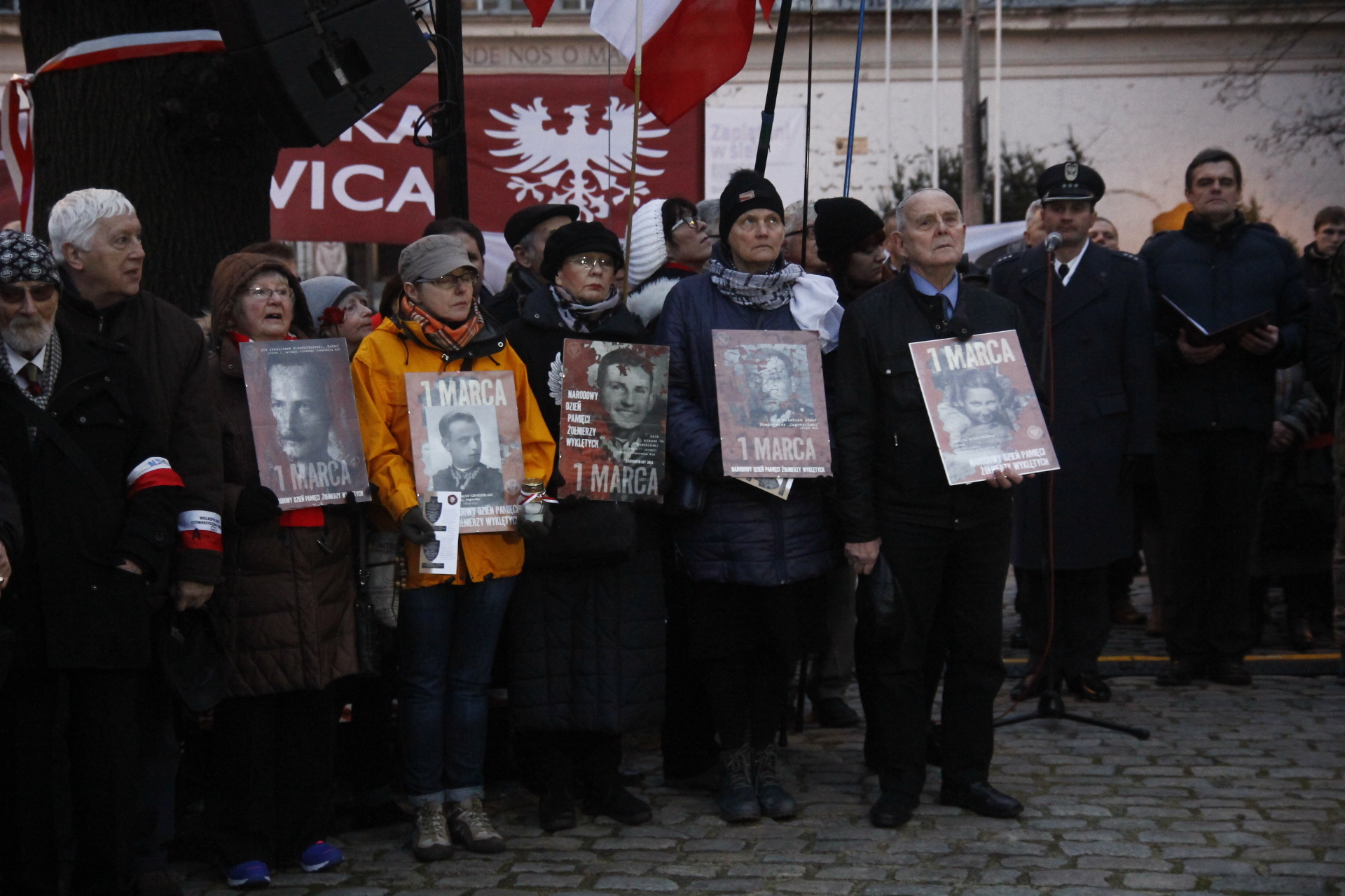 Wyklęci przemarsz Poznań - Tomasz Żmudziński