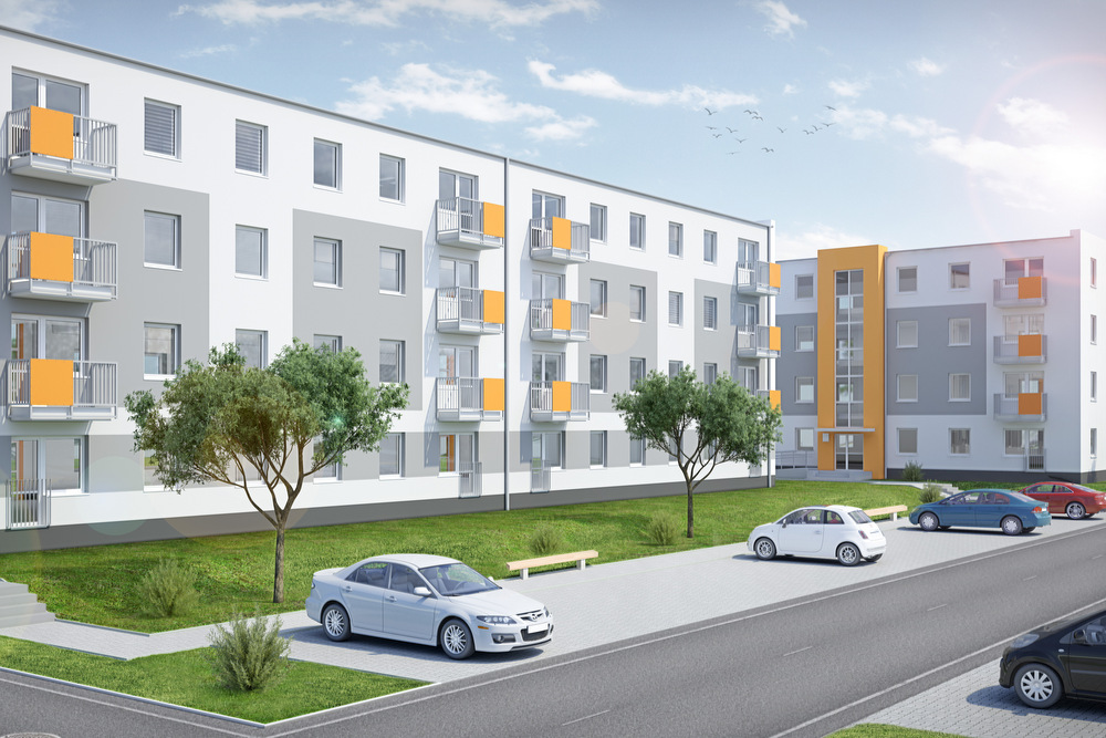 zawady wizualizacja budynków - ZKZL