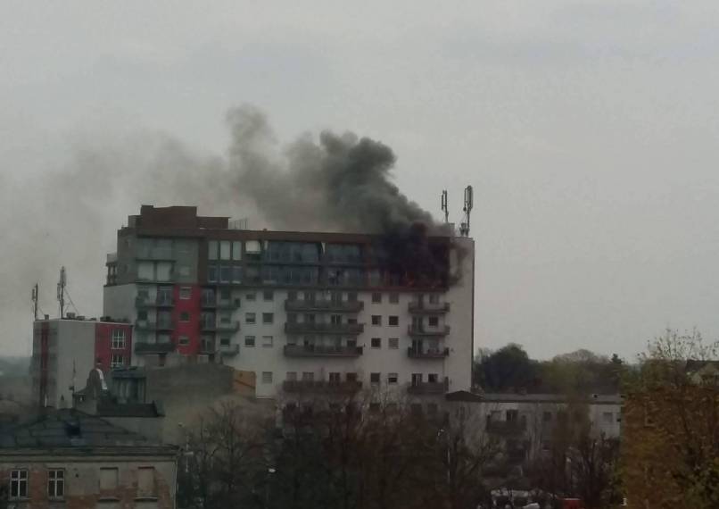 pożar kalisz - faktykaliskie.pl