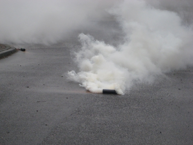 Matex - demonstracja pod zakładem - Rafał Regulski