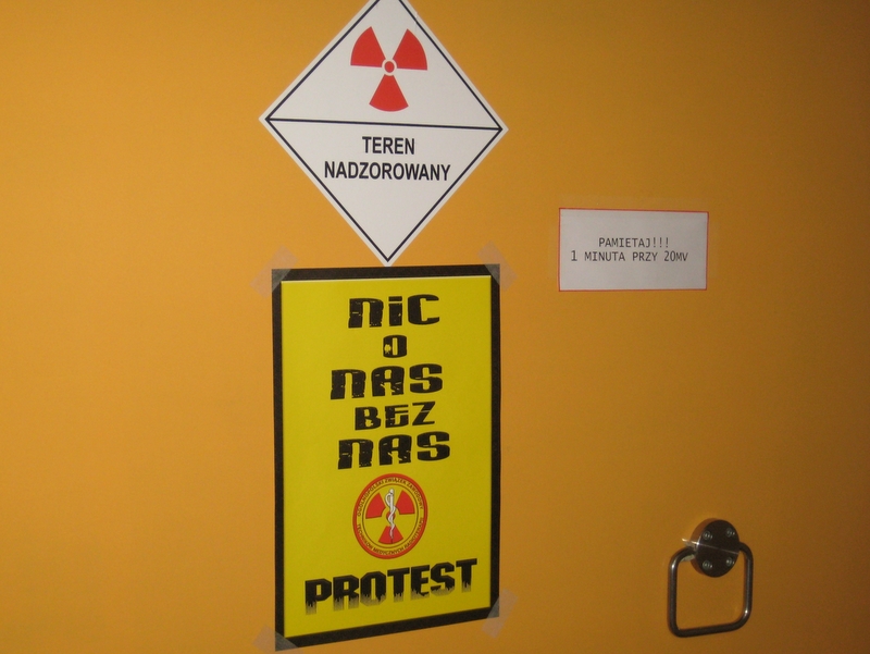 Protest radiologów - Poznań - Aleksandra Włodarczyk