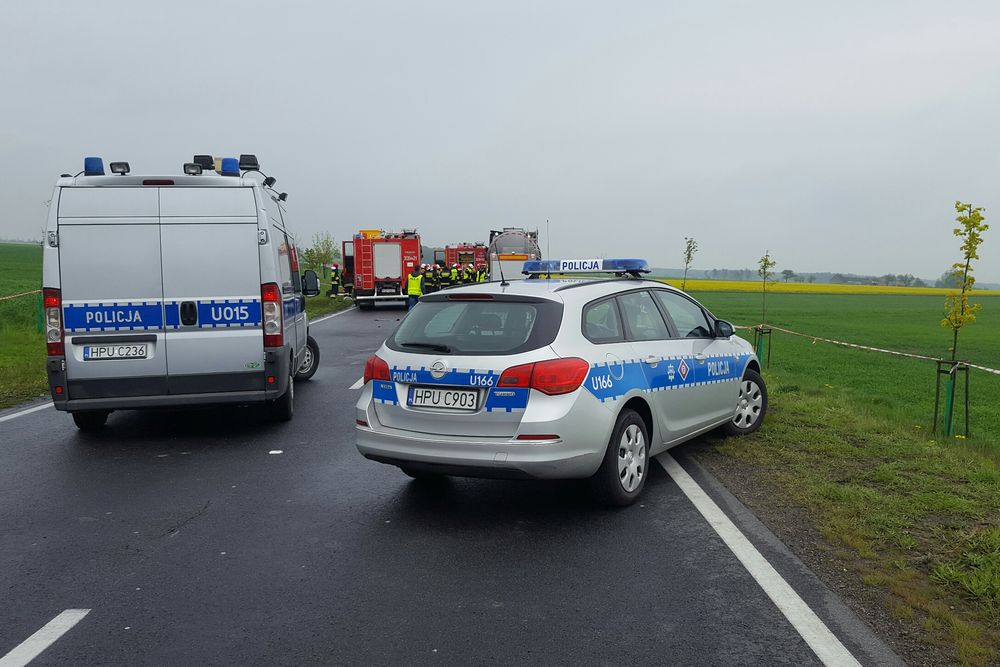 wypadek obwodnica kórnika1 - Michał Jędrkowiak