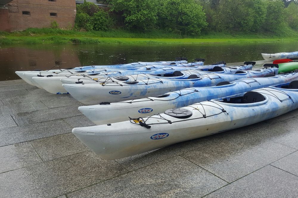 kajaki nad cybiną - Michał Jędrkowiak