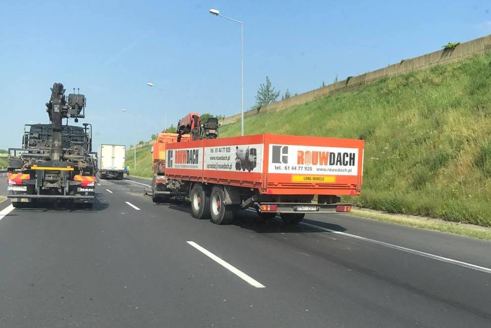 wypadek na A2 - Patryk Szkudlarek 