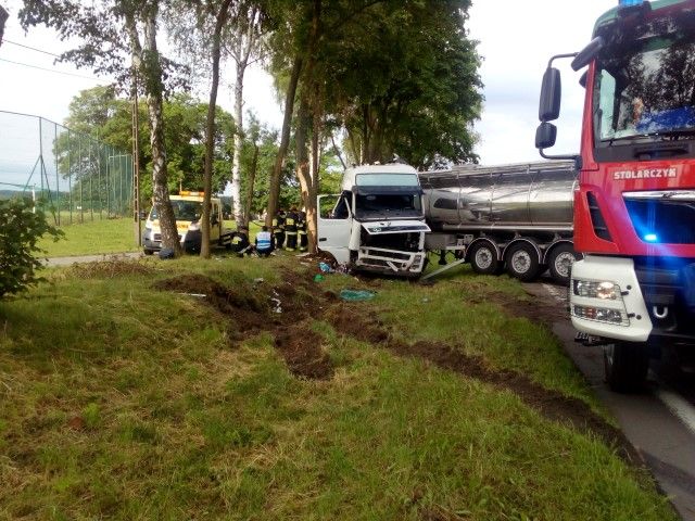 ciężarówką w drzewo - Andrzej Ciborski