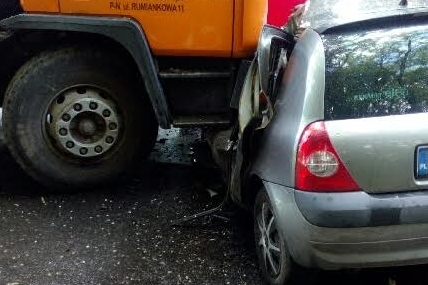 biedrusko-wypadek-zderzenie - KMP Poznań