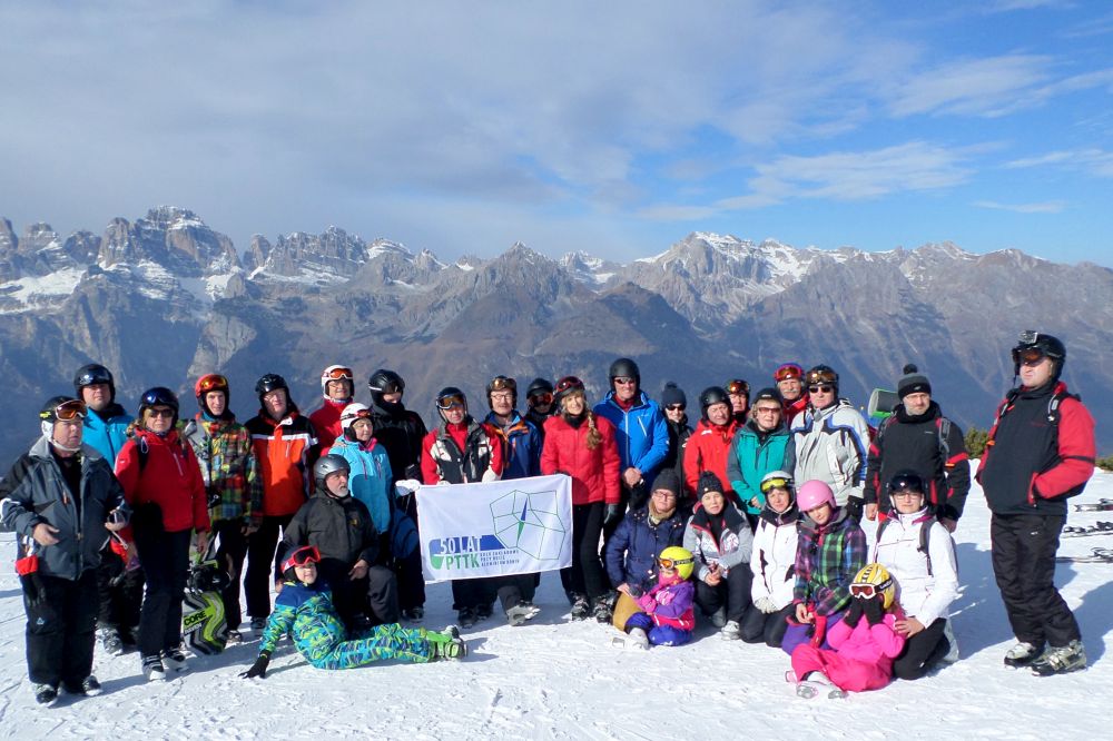 PTTK  Narty w Dolomitach - - PTTK