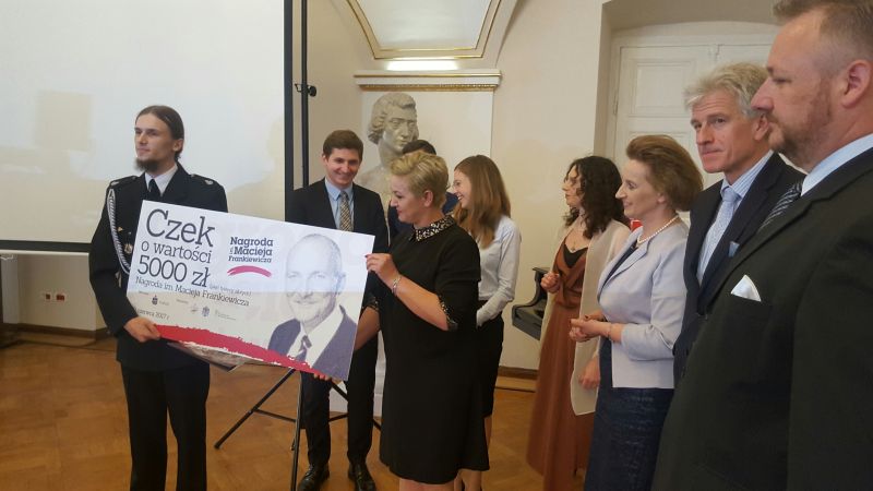 nagroda im Frankiewicz 2017 - Michał Jędrkowiak