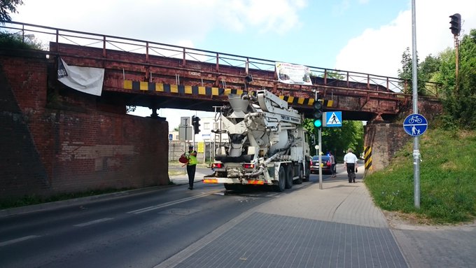 betoniarka zakleszczona - Michal Czubak‏/twitter