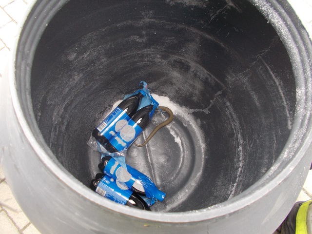 wąż w beczce - Straż Pożarna Konin