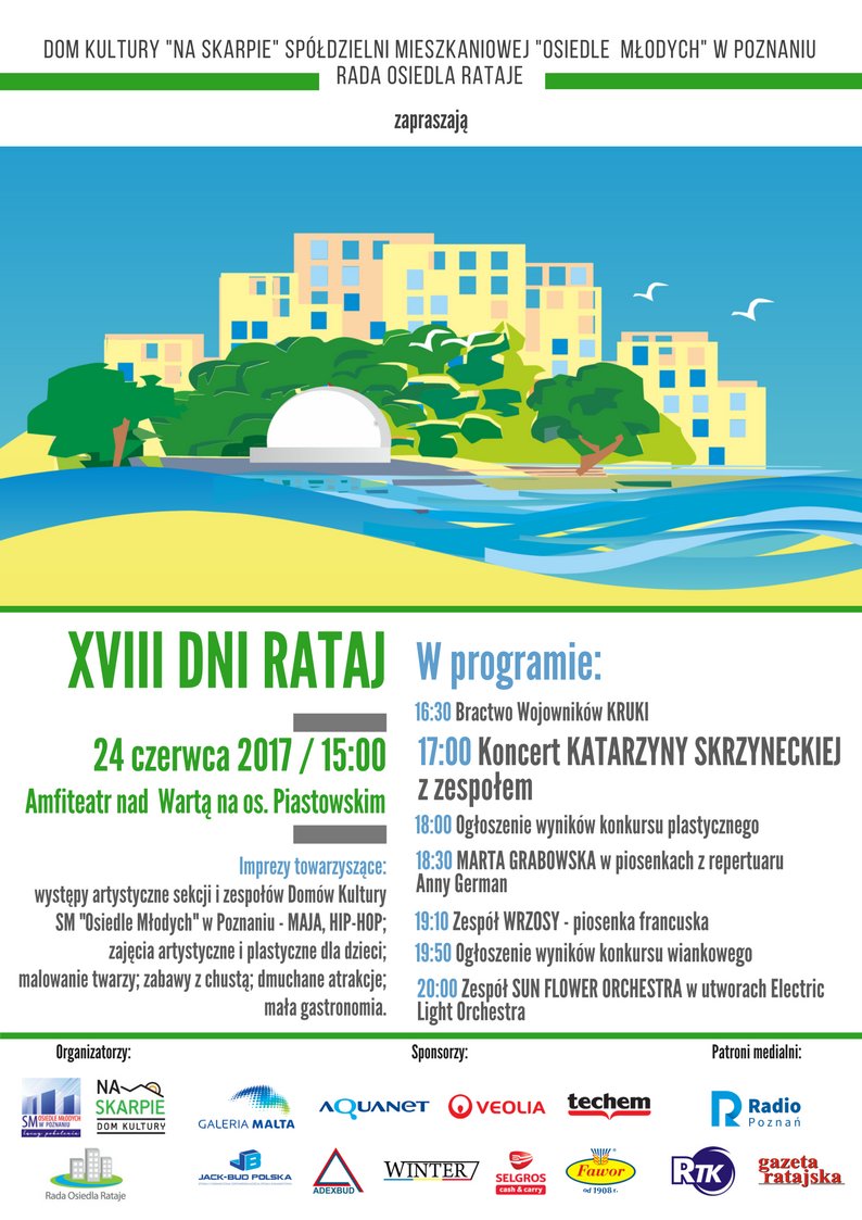 Dni_Rataj_-_plakat - Dom Kultury "Na Skarpie" i SM "Osiedle Młodych"