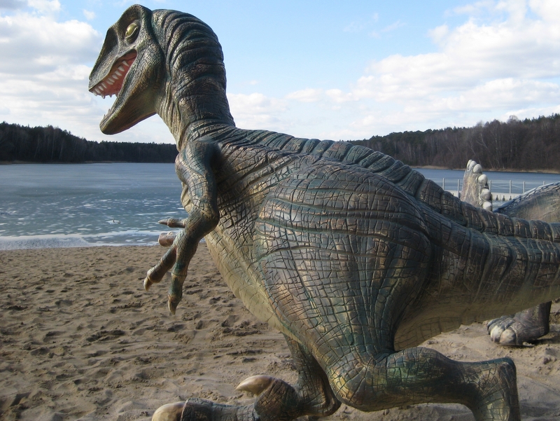 Dinozaury Parku Jurajskiego w Pile - Wiesława Pinkowska