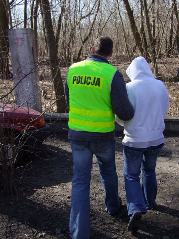 Wizja lokalna na Sołaczu - policja/Poznań