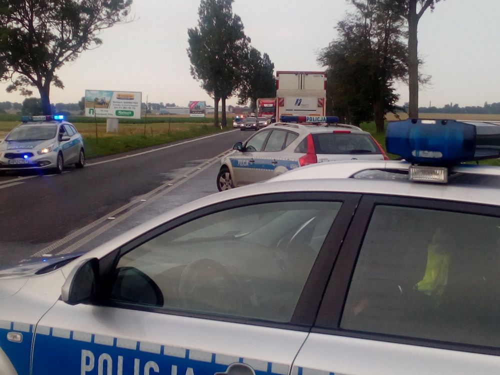 potrącenie wypadek 4 - Policja 