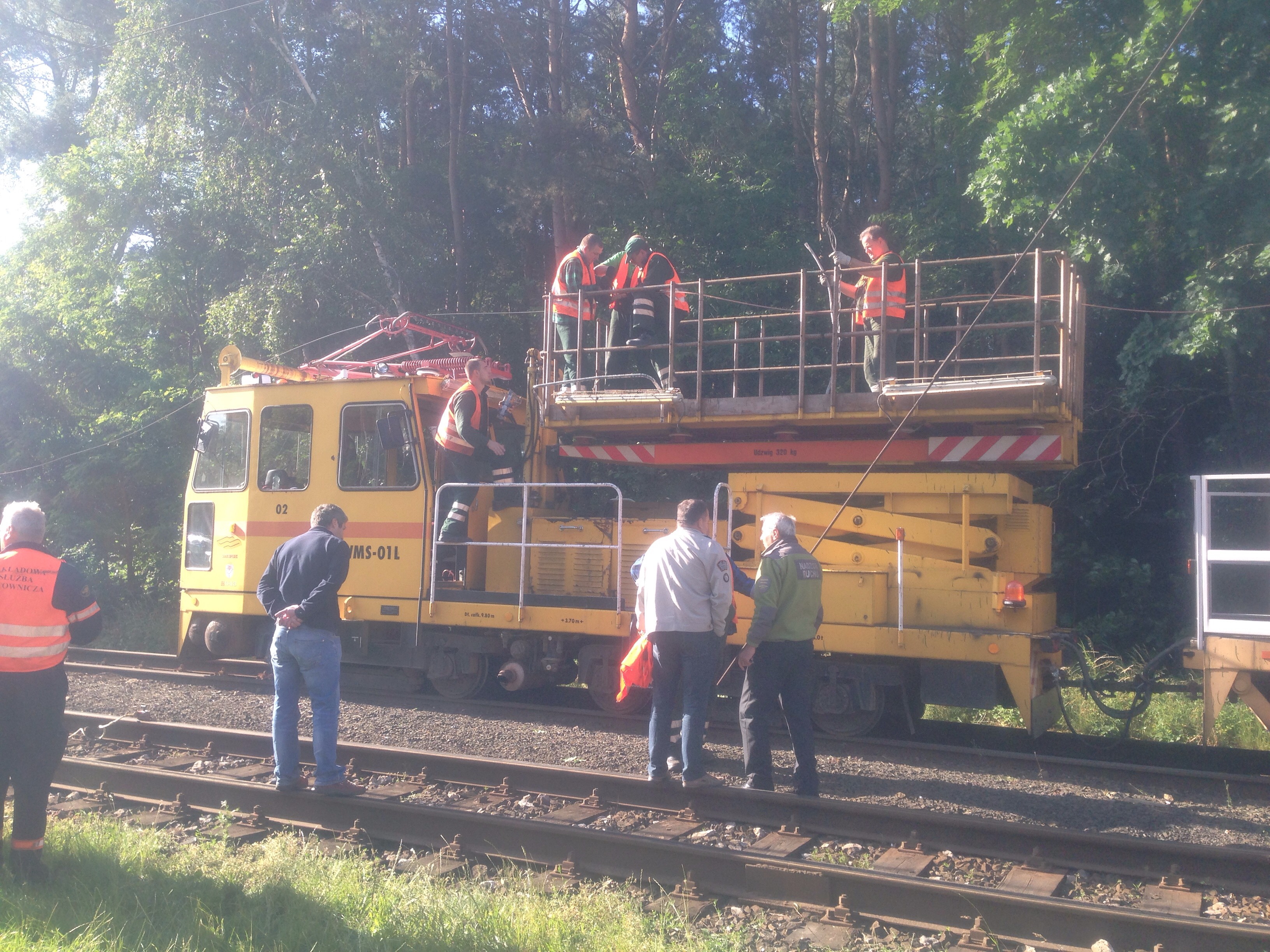 tramwaje sieć trakcyjna kradzież - Emil Górny