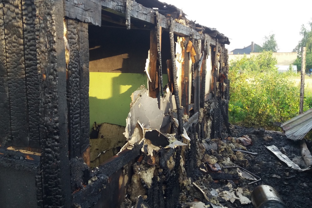 pożar mieszkania zginął człowiek (1) - PSP Kościan