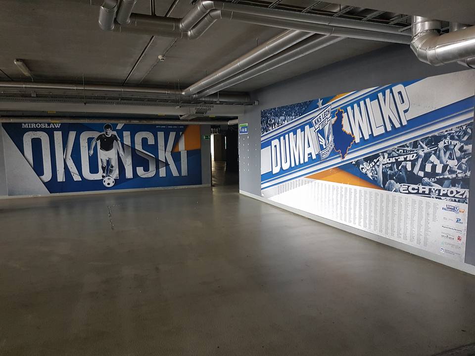 INEA Stadion malowidło Okoński - Radio Poznań