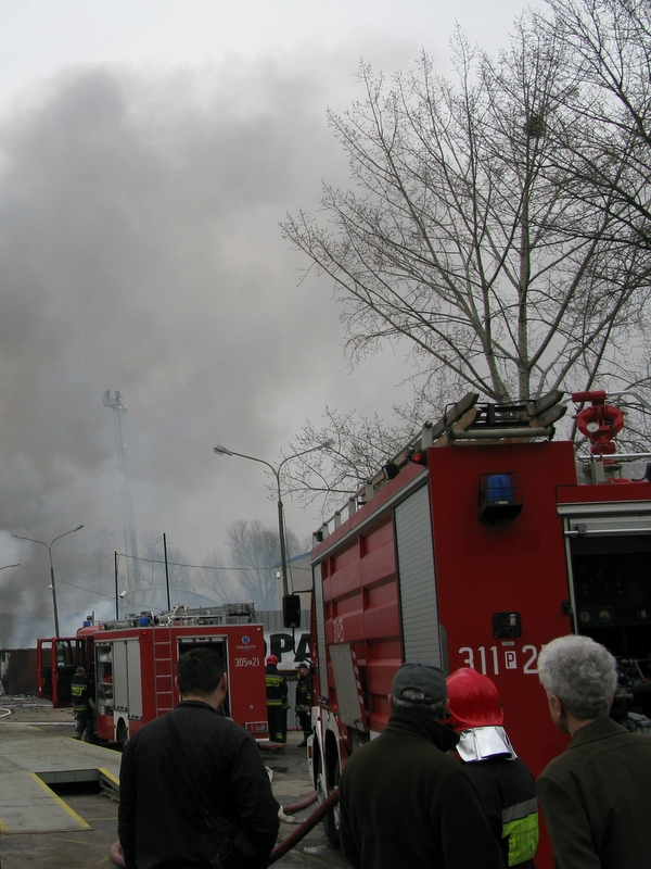 Pożar magazynów - Hawelańska - Anna Skoczek