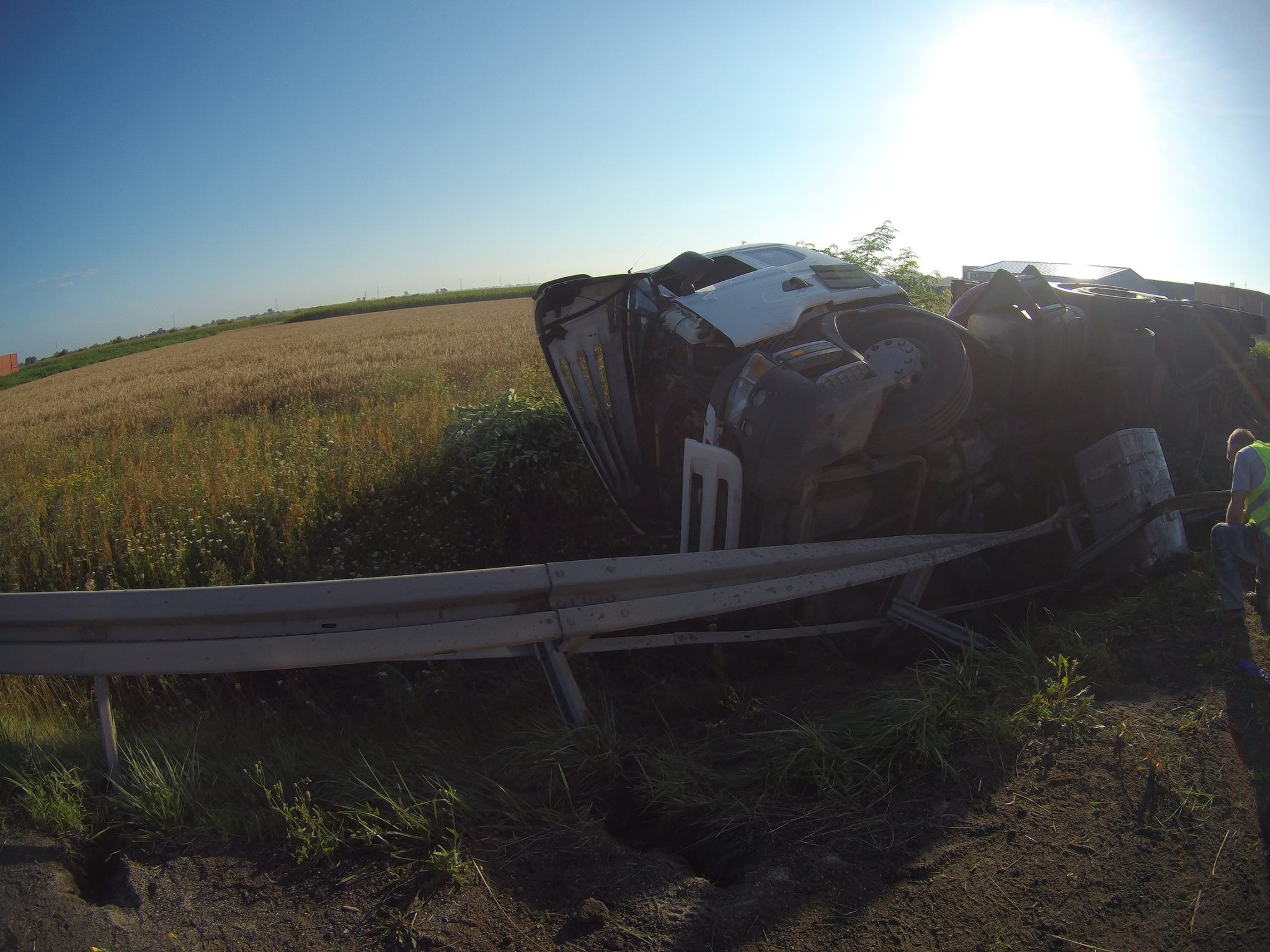 Wypadek S11 Kórnik - OSP Kamionki