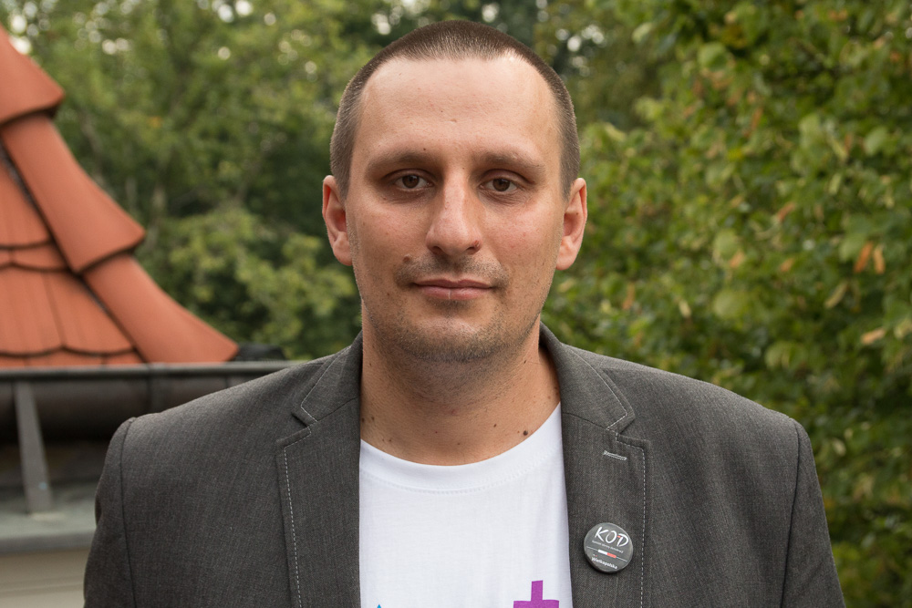 Sławomir Majdański KOD  Wielkopolska - Leon Bielewicz