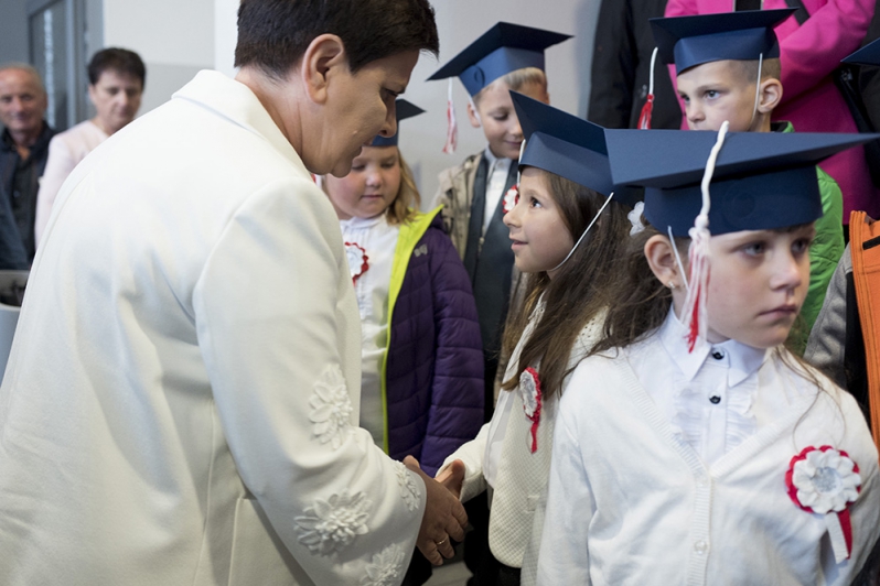 Premier Beata Szydło, rozpoczęcie roku szkolnego - P. Tracz/KPRM