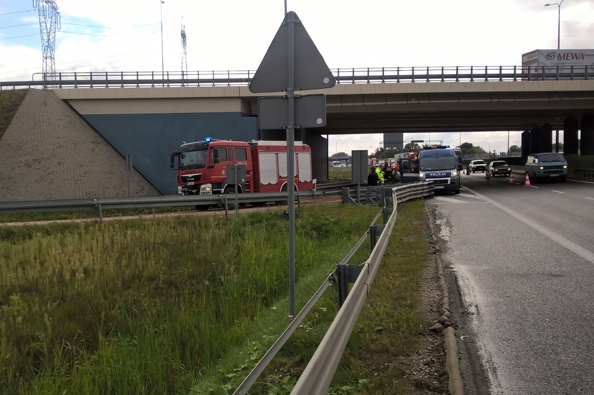 swadzim wypadek wyciek oleju - Adam Strug