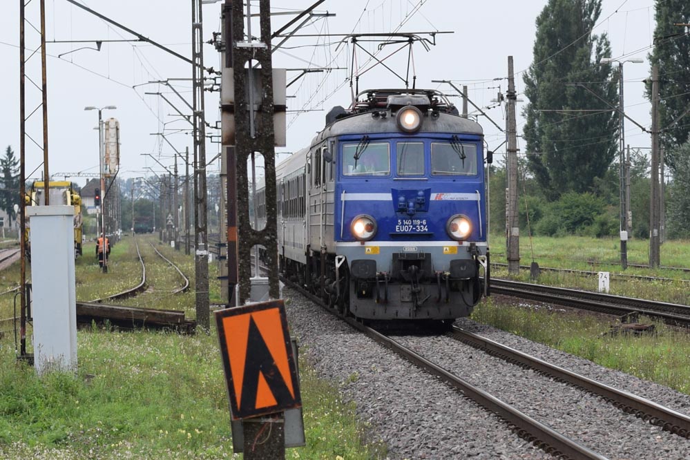 kolej pociąg IC Mogilno - Przemysław Zabawa