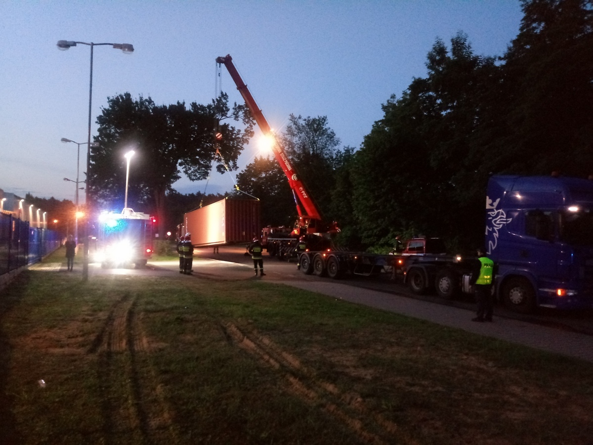 Wypadek przesunięty wiadukt Sieraków - Andrzej Ciborski