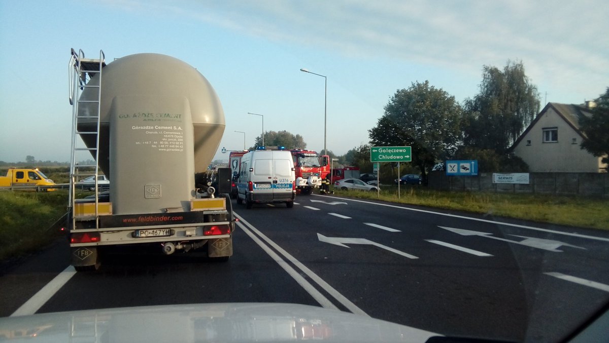 wypadek Chludowo - https://twitter.com/PanTaksowkarz